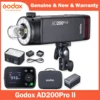 Godox AD200 pro II Flash 200Ws 1/8000 HSS 2980mAh Battery with 2.4G Wireiess X System Bi-color Modeling Lamp Flash Speedlight 1
