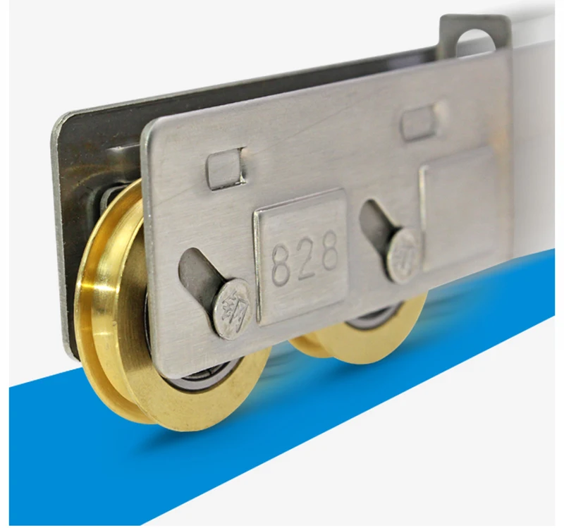 Description Picture 2 of itemCopper Sliding Patio Door 828 Roller Adjustable 31-36mm Door and Window Pulley Sliding Door Roller Window Hardware Accessories