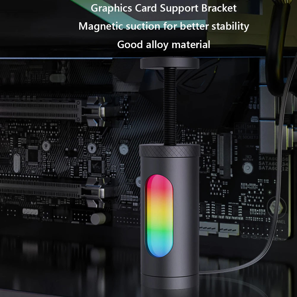 ARGB Graphics Card Brace GPU Support Bracket for Desktop PC Case