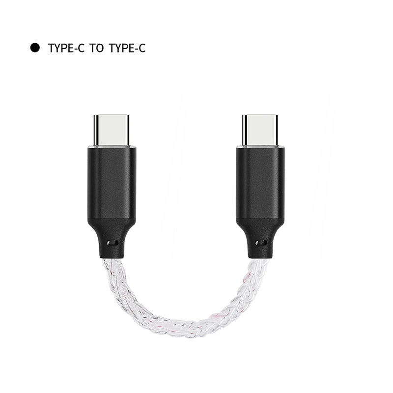 USB Type C To Type C DAC Hifi Adapter Earphone Amplifie Digital Decoder AUX Audio Cable Converter Android OTG Adapter Cable otg adapter usb to type c adapter type c adapter type c aux adapter audio earphone converter type c to aux adapter audio headphone adapter