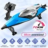 50 CM big RC Boat 70KM/H Professional Remote Control High Speed Racing Speedboat Endurance 20 Minutes Kids Gifts Toys For Boys 3