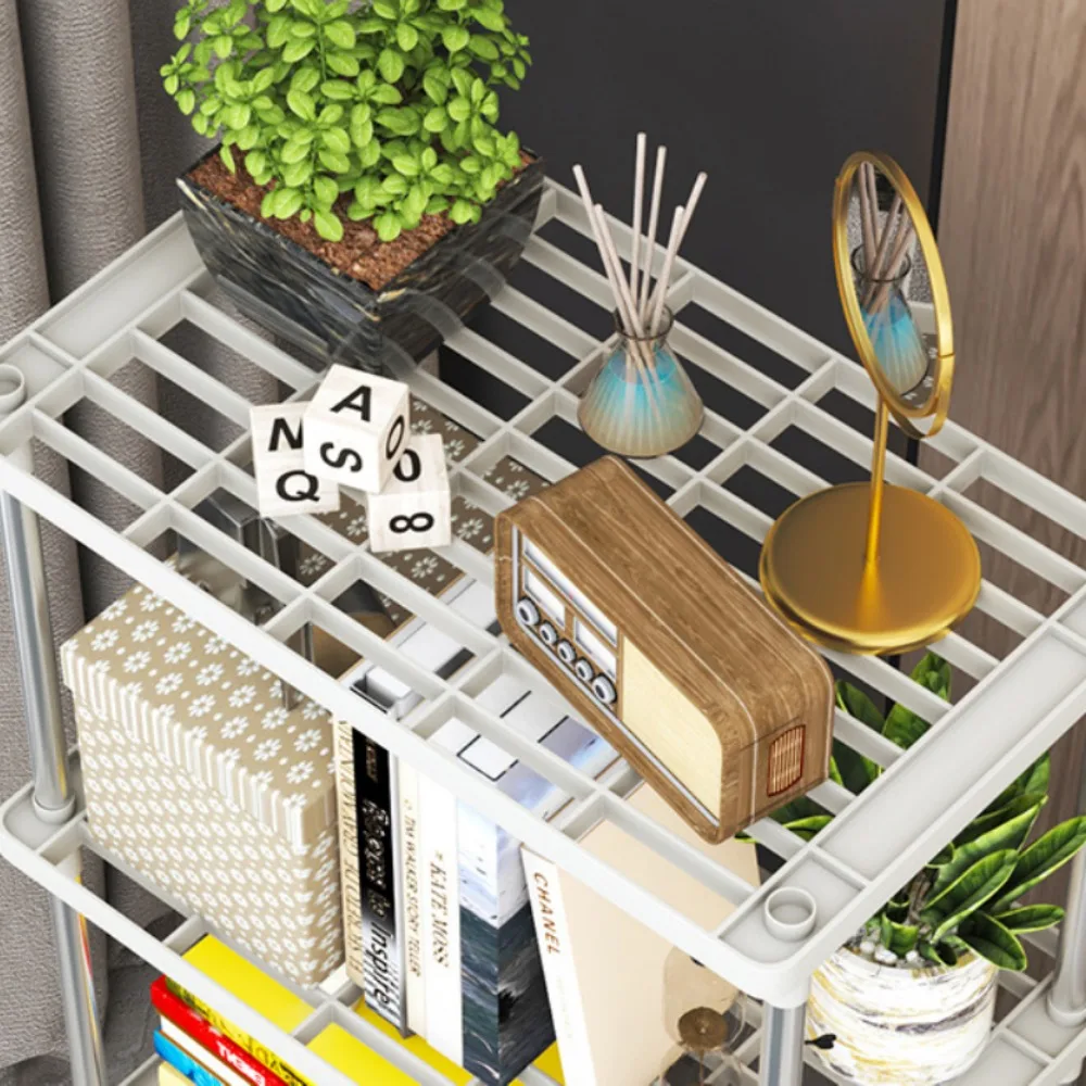 Floor Standing Storage Rack Portable Bathroom Products Rust Proof Household Shelves Multilayer Practical Kitchen Storage Rack