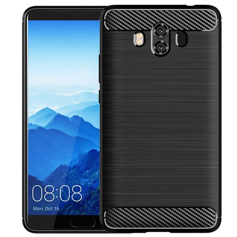 Premium Carbon Fiber Shockproof Silicone Phone Case - Sleek Back Cover Coque s