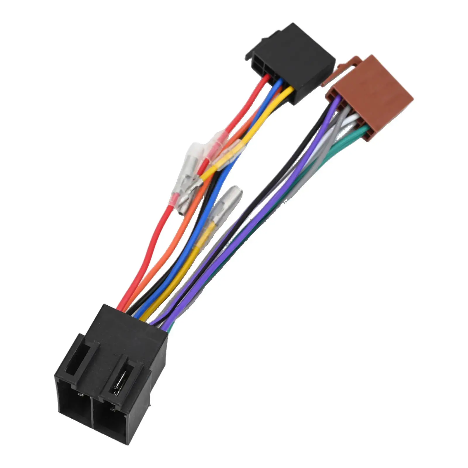16-poliger Autoradio-Radio-ISO-Kabeladapter für ISO-Buchse auf ISO-Buchse, Stecker, Kabelbaum, Automobilzubehör – Detail 1