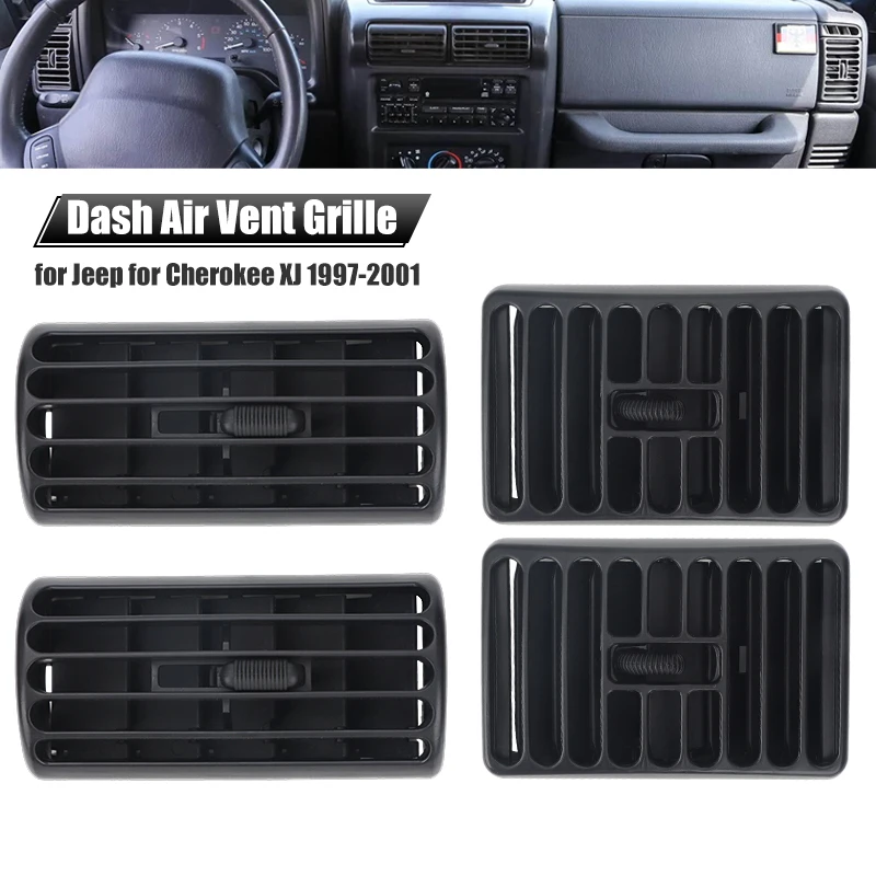 대시 보드 에어컨 환기구 패널 AC 그릴 Jeep Cherokee XJ 1997-2001 Wrangler TJ 1997-2006 5FS10LAZAB 5DP55TAZ