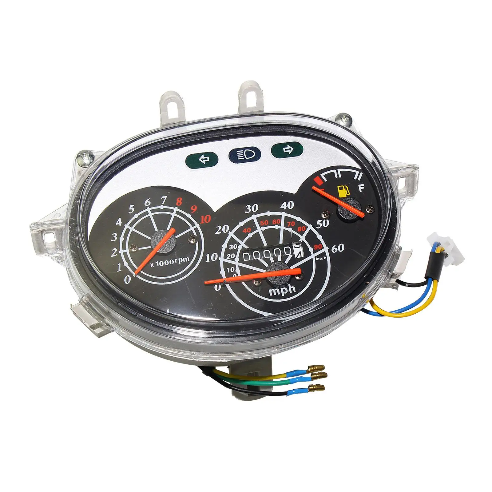 Motorcycle Dashboard Speedometer Speed Instrument Multi Function