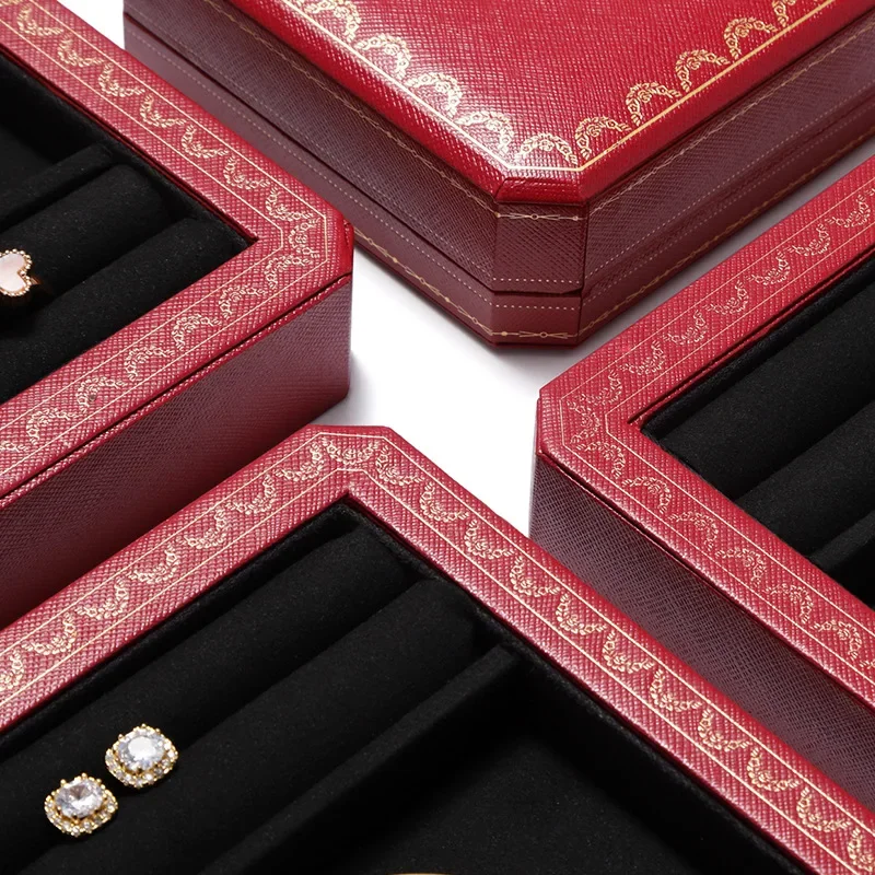 Watch Storage Gift Package velvet Ring Jewelry Display Sightseeing Pallet Bracelet Necklace Case with Can Customized Bag Book