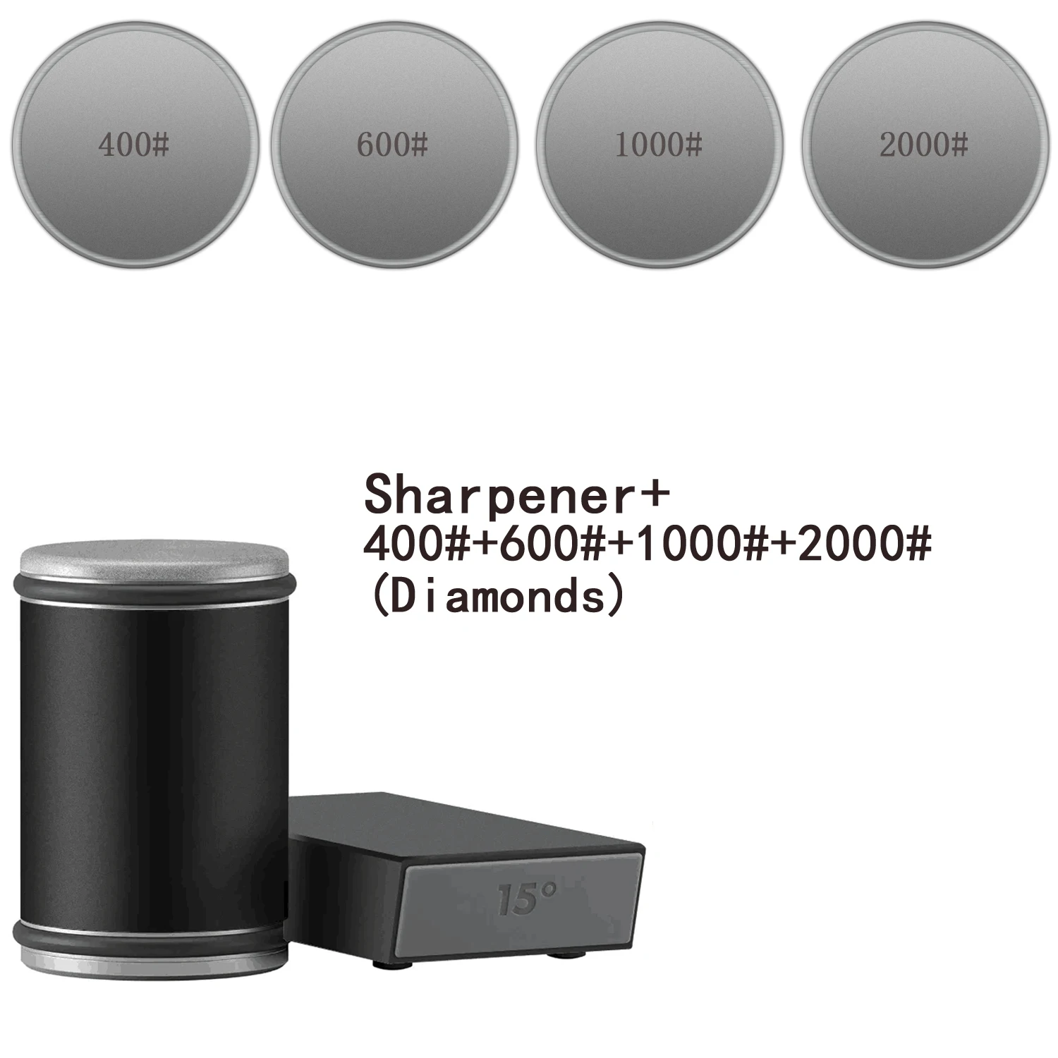 Enhanced Knife Sharpening and Storage Kitchen Accessory Set with Diamond Stone and Magnetic Holder