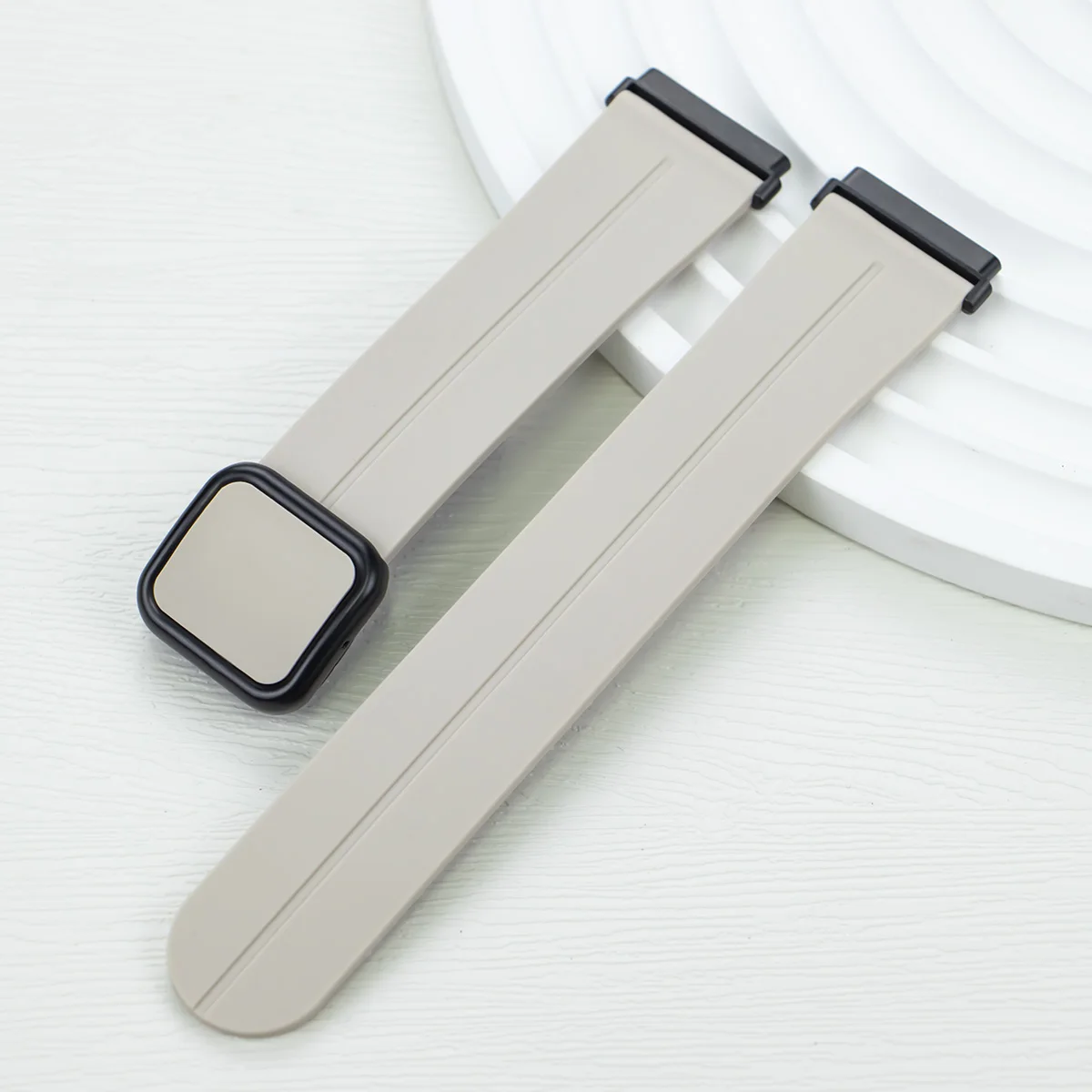 Enhanced Magnetic Buckle Silicone Sports Strap