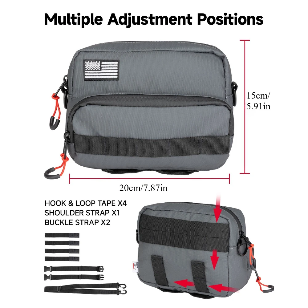 Borsa Portaoggetti Universale per Manubrio Moto - immagine 2