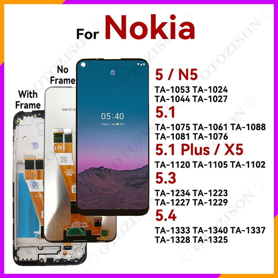 Kit écran Tactile + LCD + Châssis Pour Nokia 535 - Avec Outils, Neuf