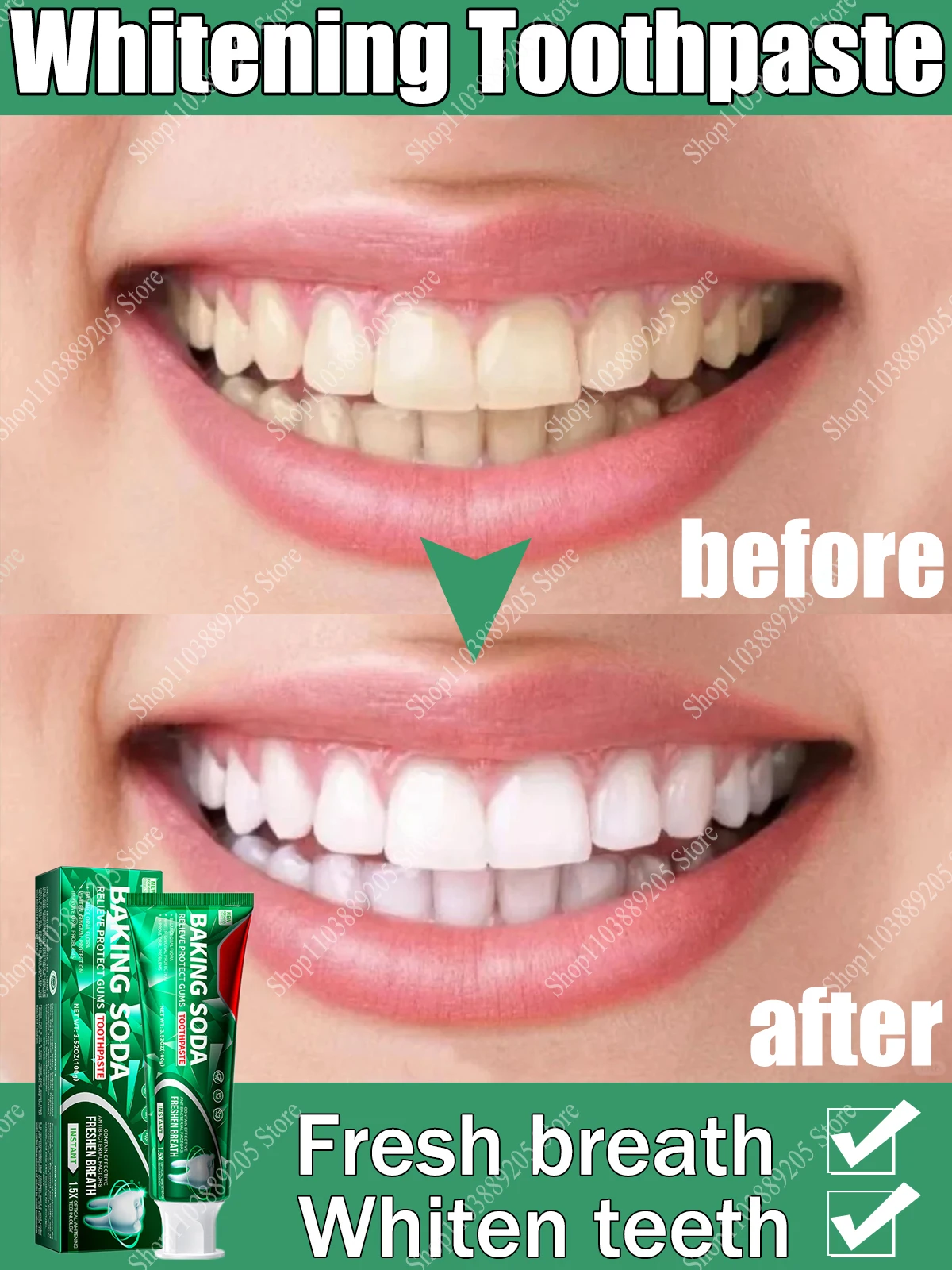 Teeth Whitening Toothpaste Remove Tooth Stains Protect Teeth Coffee Stain Removal Smoke Stain Remover Whiten Oral Cleaning