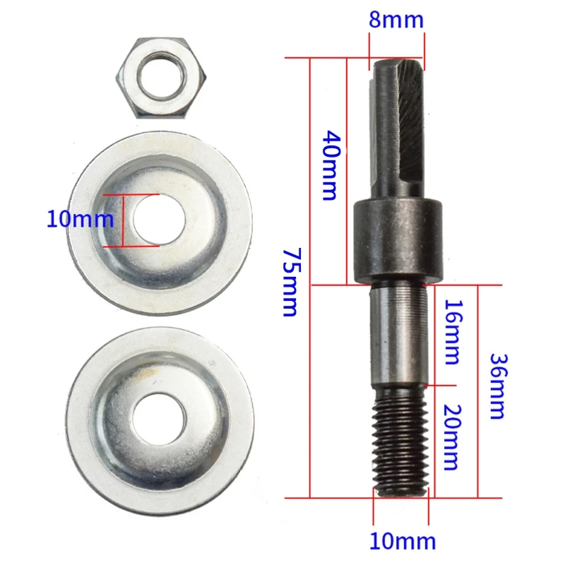 

Useful Extension Rod Adapter Electric Drill Conversion to Grinding Wheels H.S.S