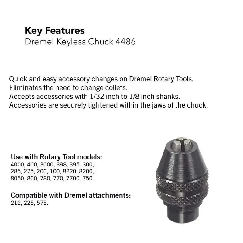 Quick-Change Keyless Chuck Adapter 1pc Three-Jaw Electric Grinder Drill Chuck drill chuck