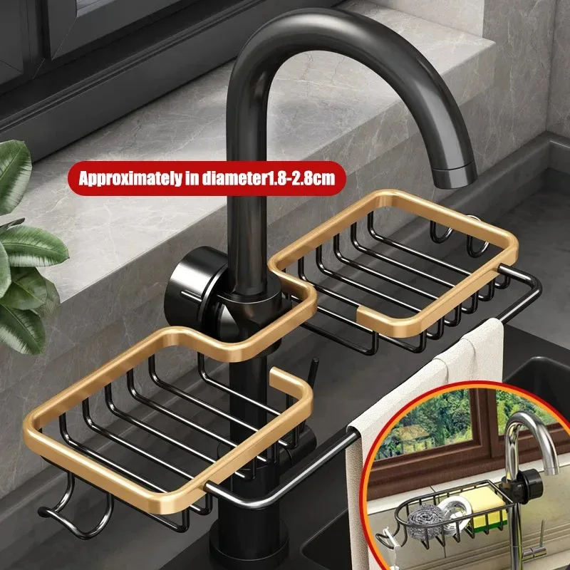Kitchen Storage Rack Dish Drying Rack Wall Shelf Supplies Towel Sink Racks Fixture Home Improvement Kitchen Cabinet Storage kitchen storage rack magnetic storage rack dish drying rack kitchen organizer sponge rack spice storage shelf detergent sponge rack kitchen organizer rack