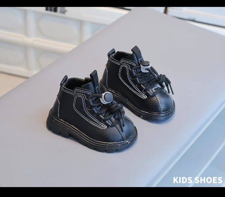 Neu Kinder Leder Jungen Schuhe Mode Baby Knöchel Schnee Stiefel Sport Turnschuhe Winter Schuh für Mädchen_voghion.com