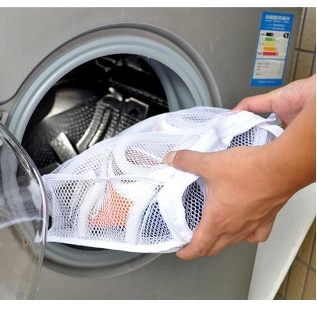 Lot de 4 Sac de Lavage pour Chaussure,Filet à Linge avec Fermeture