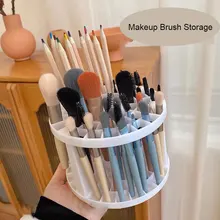 1/2pcs Lattices Cosmetic Make-up Brush Storage Rack Table Organizer Pen Shelf Box Make Up Tools Container Display Stand Holder