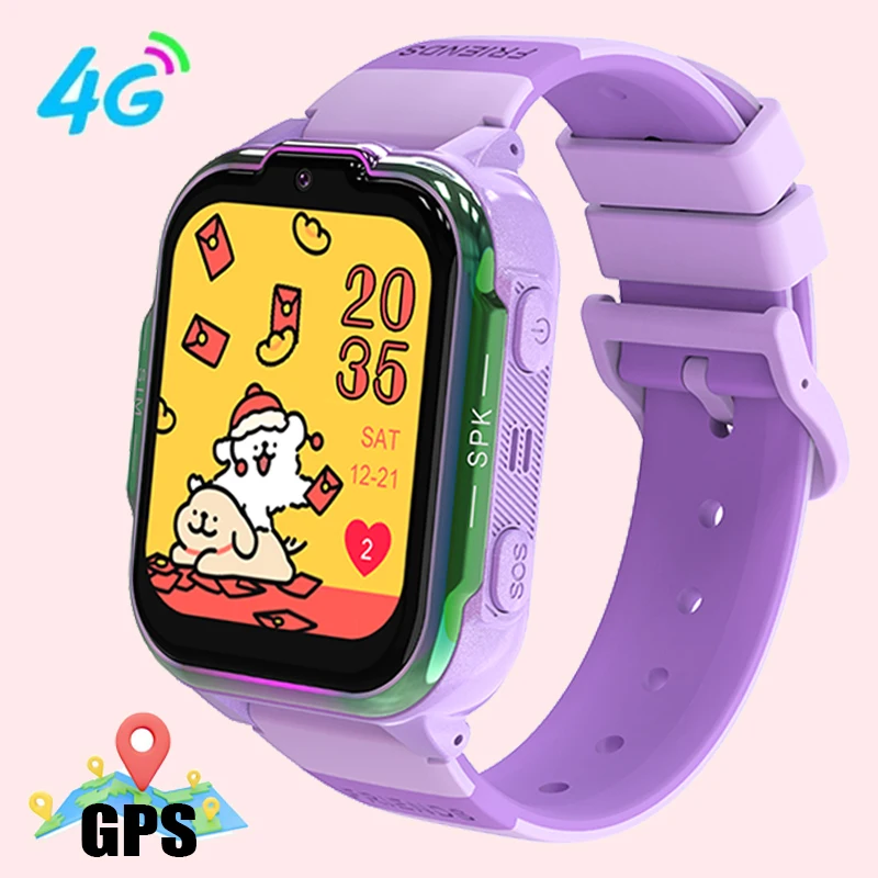 New 4G Kids Smart Watch GPS WiFi Position Video Call Phone Sound Recording Children Smartwatch Call Back Monitor Alarm Clock LBS 9