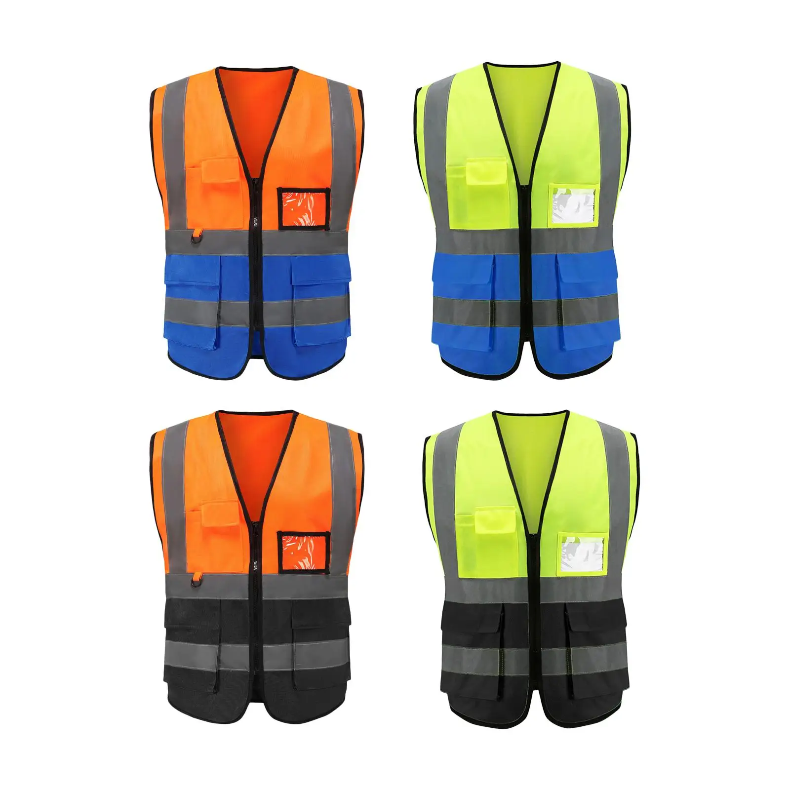 Q9QD Gilet réfléchissant Gilet d'accident Gilet de sécurité réfléchissant  haute visibilité pour adultes - AliExpress