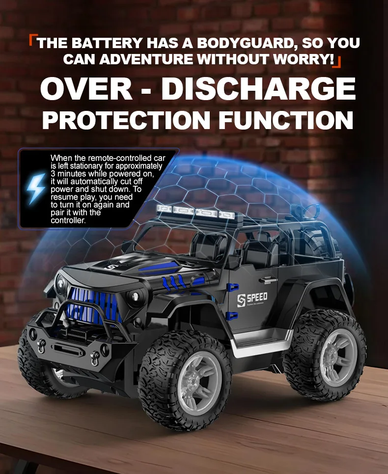 Afstandsbedienbare 4wd drift auto off-road race speelgoed_voghion.com