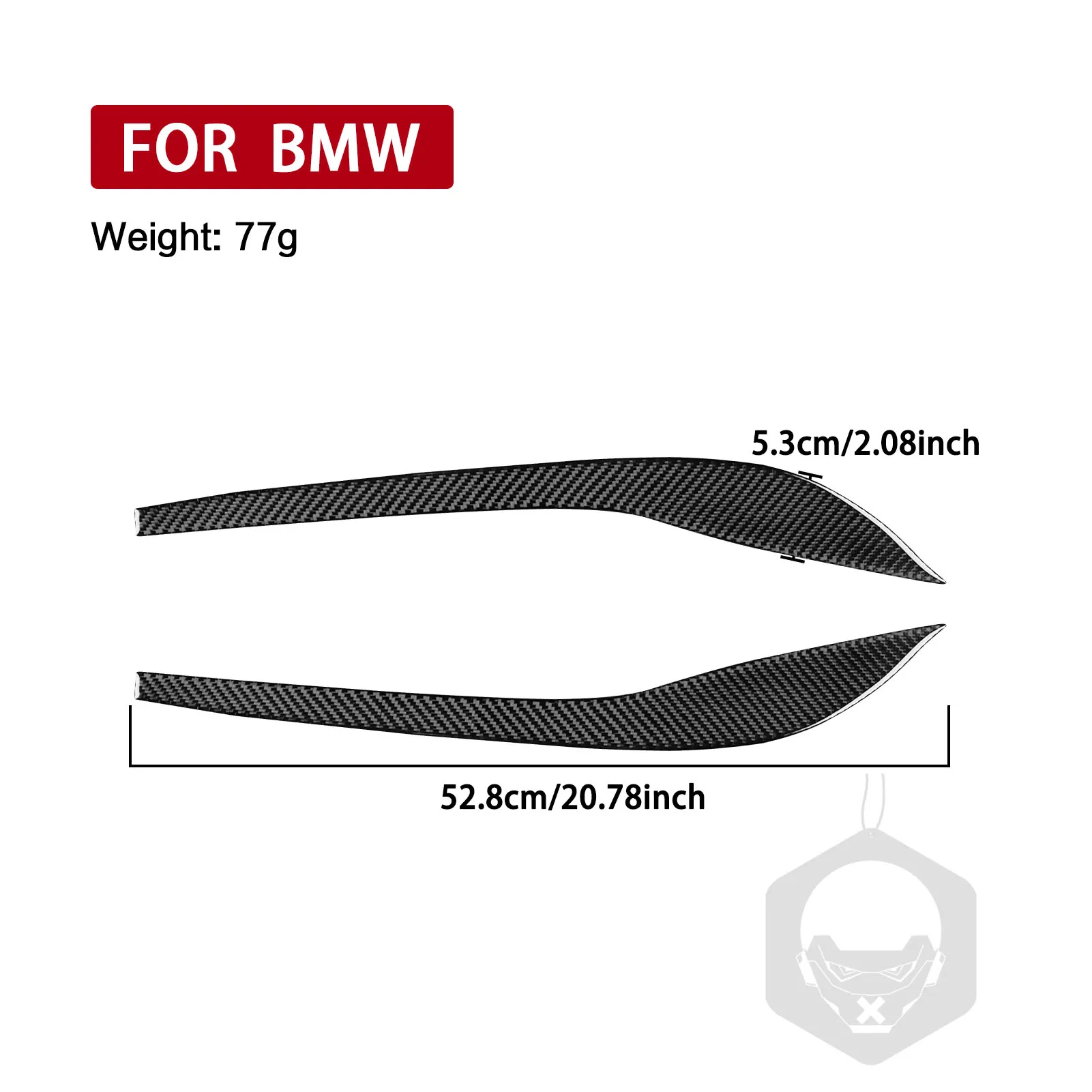 BMW 7 시리즈 G11 G12 2015-2022 자동차 액세서리 리얼 소프트 탄소 섬유 외부 전면 테일 라이트 눈썹 커버 트림 스티커