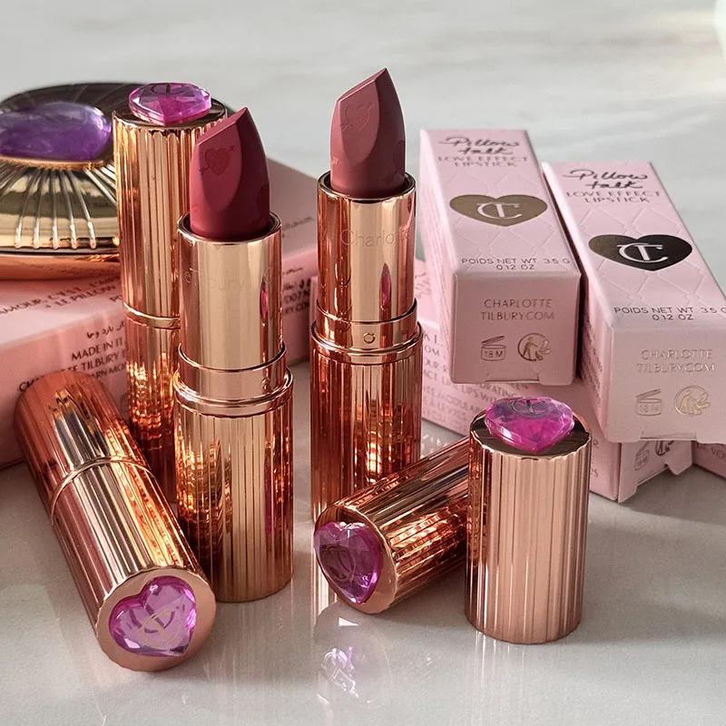 Charlotte Pink Diamond Lipstick & Heart-Shaped Blusher Duo Set