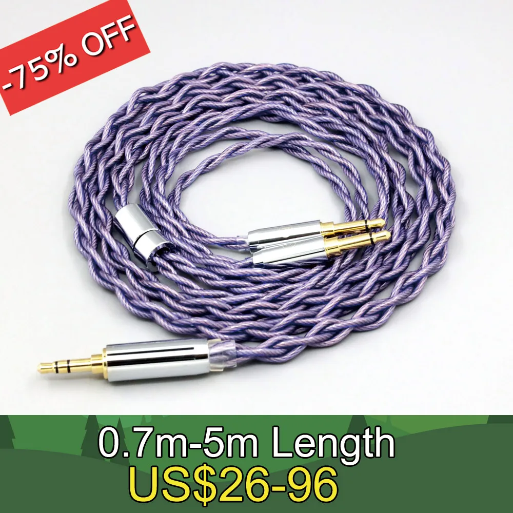 

Type2 1.8mm 140 cores litz 7N OCC Headphone Cable For Denon AH-D7200 AH-D5200 AH-D9200 LN007873