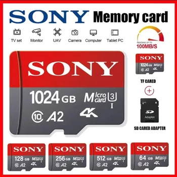 Sony 256GB High Speed Memory Card 128GB 512GB 1TB Class 10 Micro SD Card 64GB 32G SD Memory Card For Nintendo Switch Phone/Ps4 1