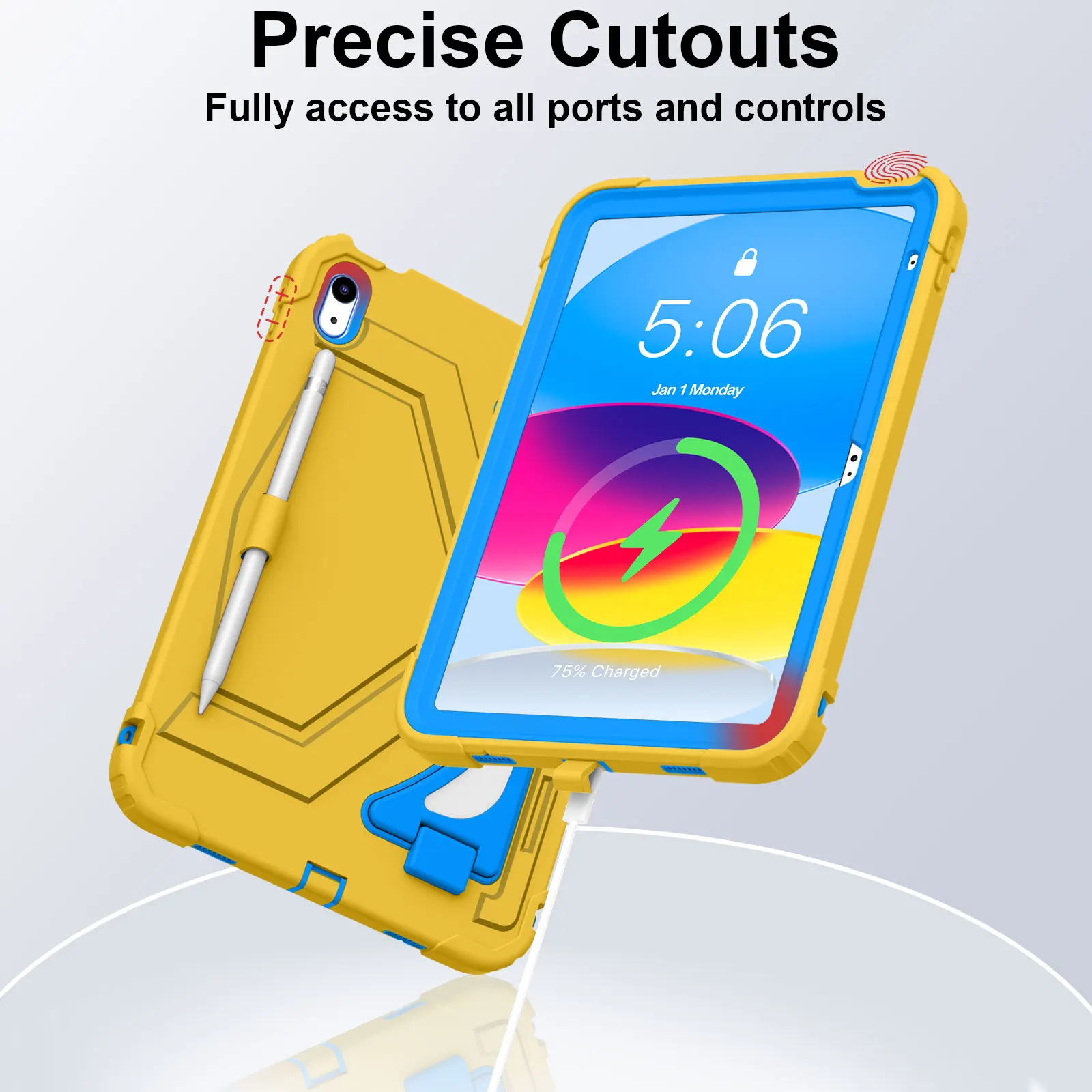Heavy Duty Shockproof Kids Tablet Case