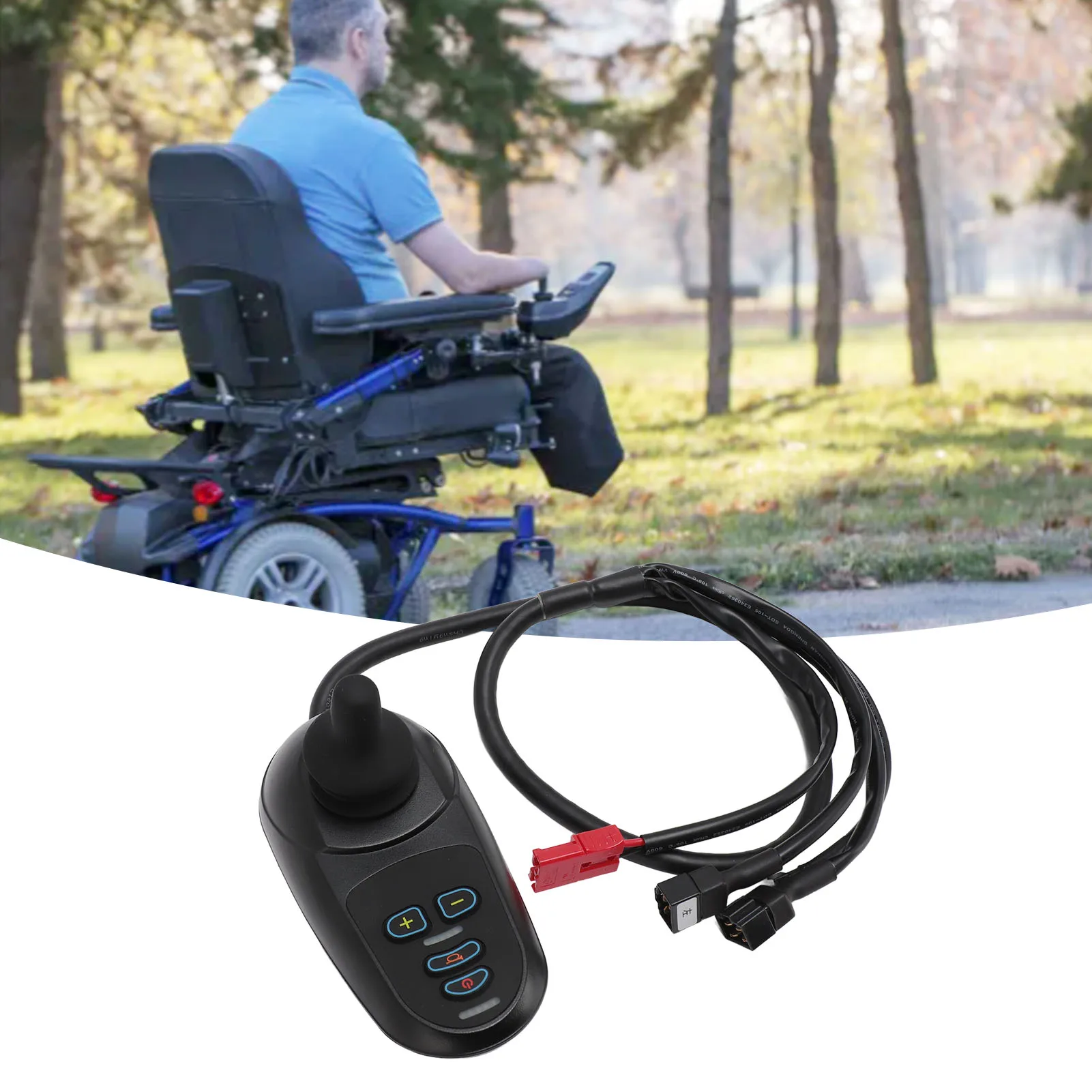 Electric Wheelchair Joystick Controller 24V DC Accessory Electronic Wheelchair Controller