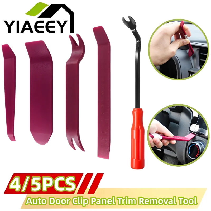 Auto Door Clip Panel Trim Removal Tools Kits Navigation Blades Disassembly Plastic Car Interior Seesaw Conversion Repairing Tool