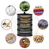 Plant Drying Net Herb Drying Rack 4 Layer Folding Fish Mesh Collapsible Dry Net With Zippers For Drying Seeds Fish Vegetables 2