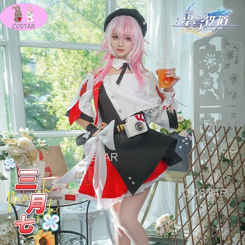 

COSTAR Game Honkai:Star Rail KFC Linkage March 7th Cosplay Costume Halloween Outfits Women New Suit Uniform