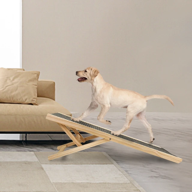 Rampe Pliante Portable en Bois pour Chien et Chat, Escaliers