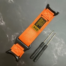 SUUNTO Core Nylon Strap Fashion Watch Band Bracelet - Metal Accessories Replacement Wristband - Suunto Core (Orange - 01)