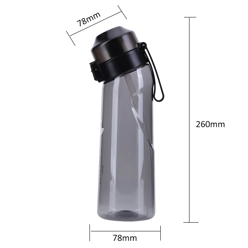 650ML Air Up Flavored Water Bottle Scent Water Cup Sports Water Bottle For  Fitness Fashion Water Cup With Straw Flavor Pods