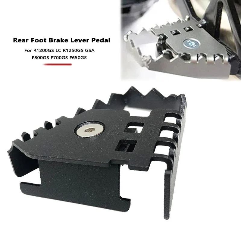 

For BMW R1200GS LC R1250GS GSA F800GS F700GS F650GS Rear Foot Brake Lever Pedal Enlarge Extension Rear Brake Peg Pad Extender
