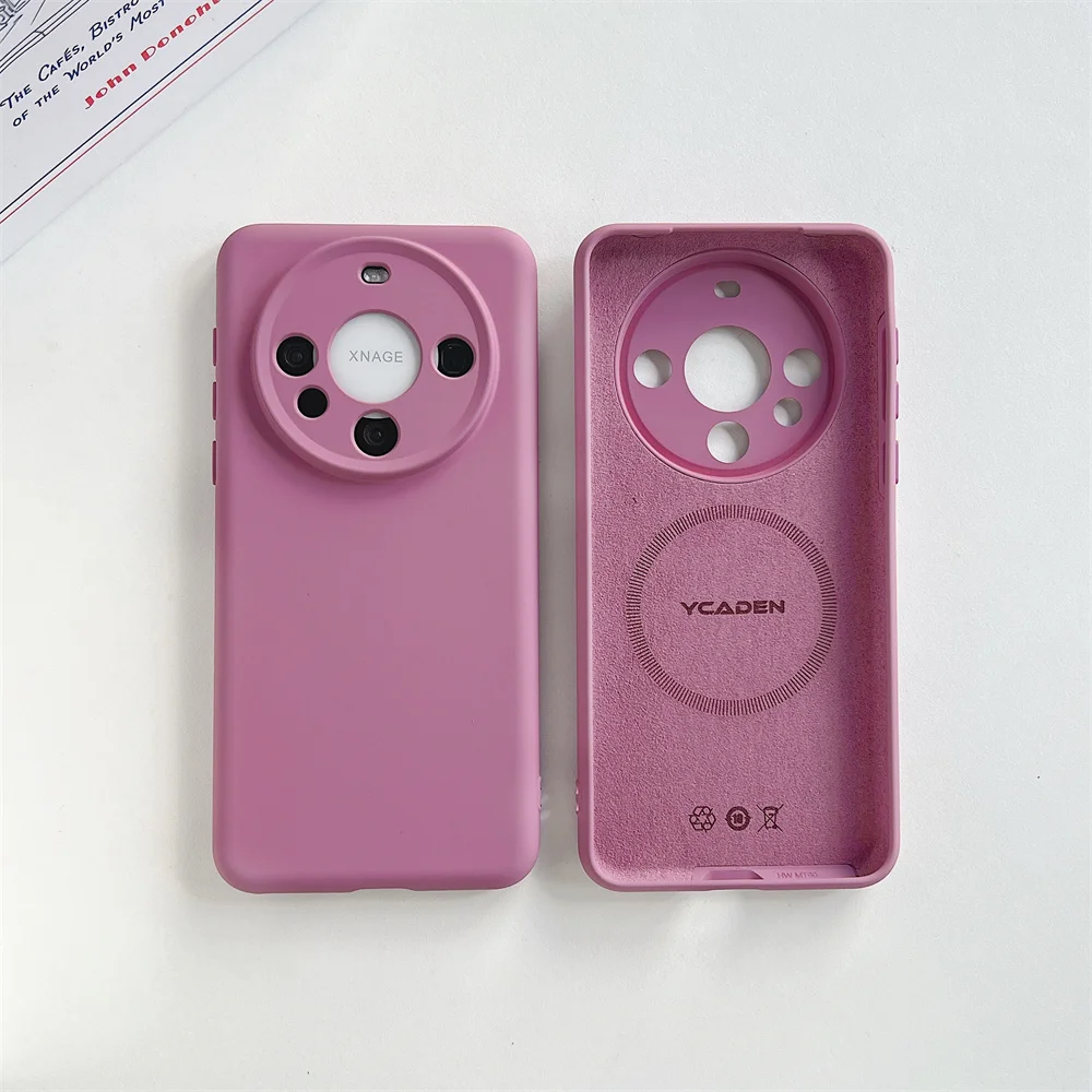 Luxury Liquid Silicone Magnetic Shockproof Case Cover