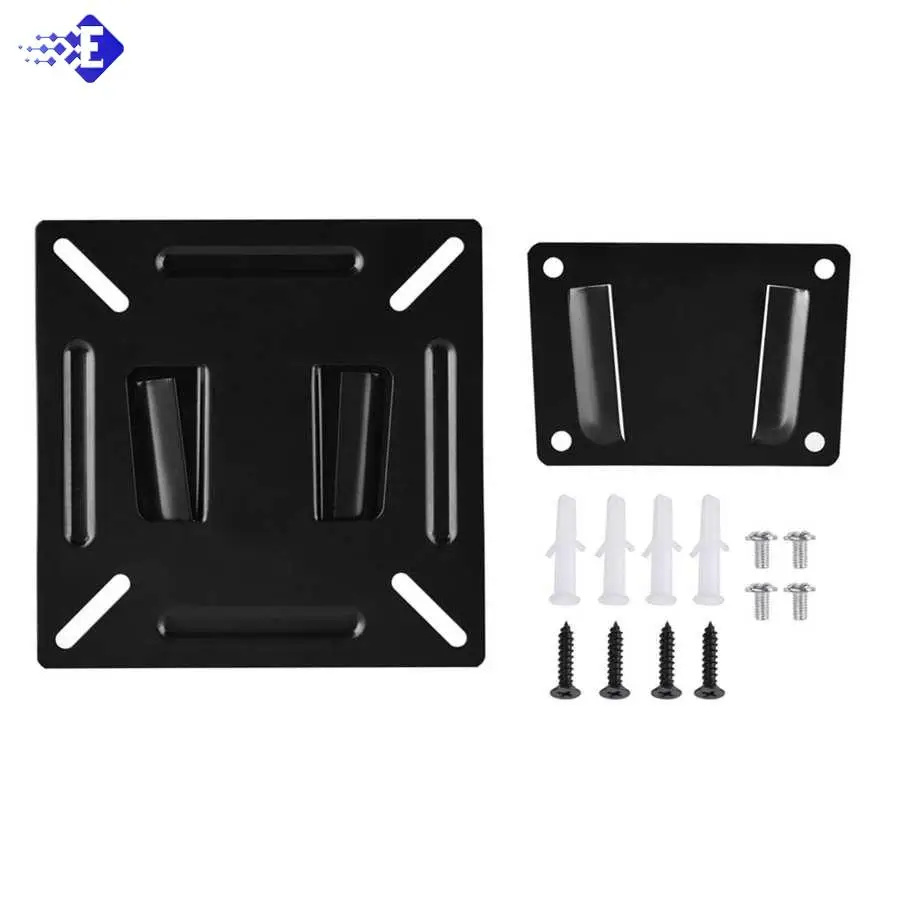 Suporte de tv Metal Universal Monitor Lcd Led Frame tv Mount Wall-montado Snap Fastener Suporte de Tela Plana Vesa 75 100 1424