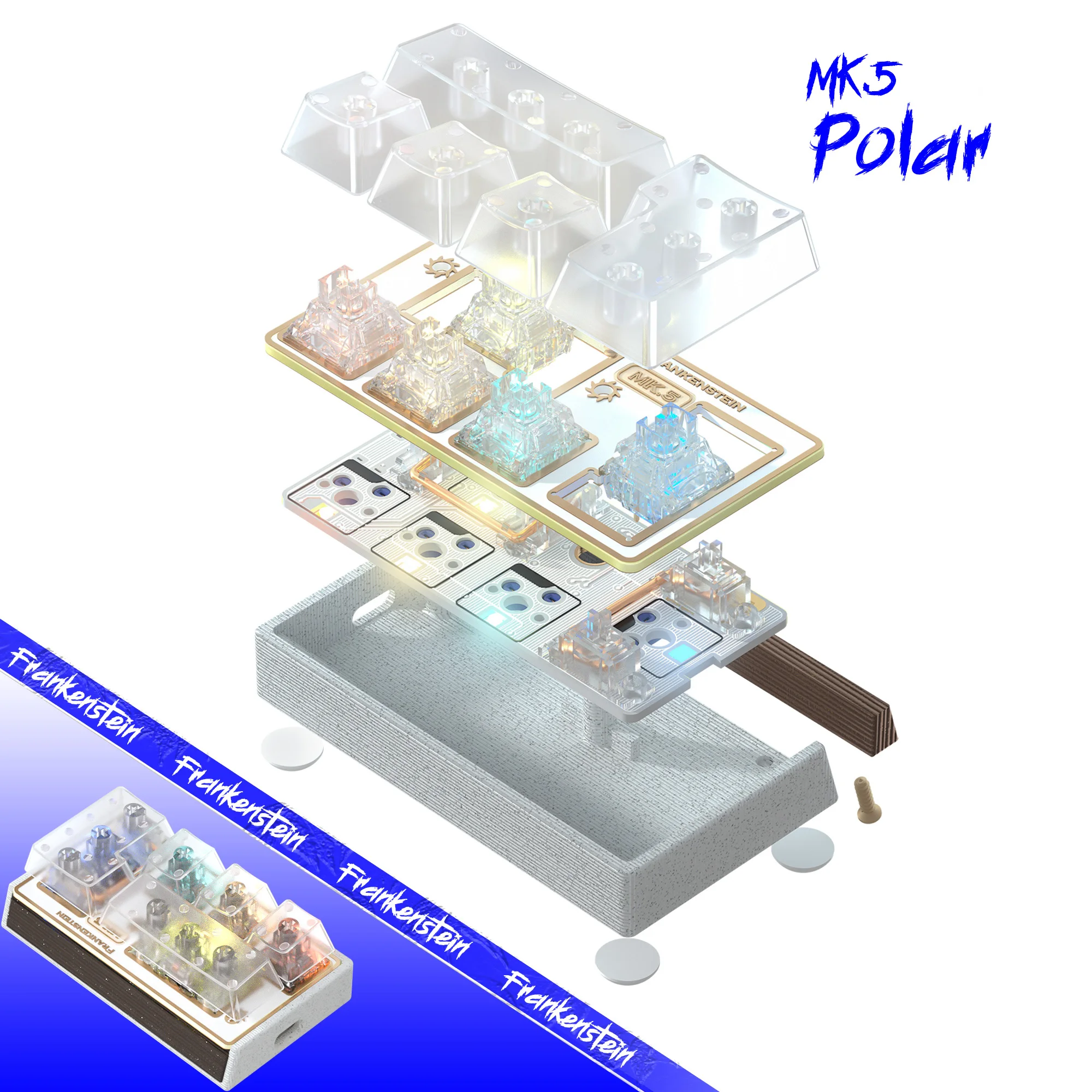 Ezyezll Frankenstein Mini Kit No03 キーボード Ezyezll Frankenstein Mini Kit No03 キーボード