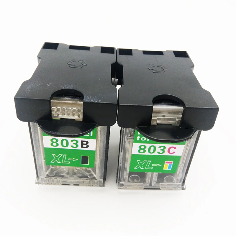 Vilaxh Hp803 Cartucho para Recarregáveis Edibel Cartucho de Tinta para Impressora de Café Impressora de Alimentos para hp 803bk 803 Cor - Imagem 6