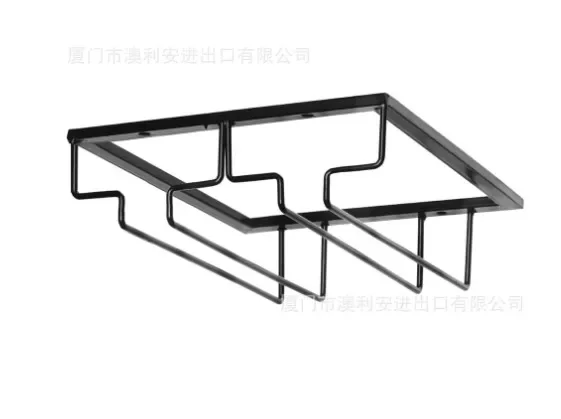 Acquista Porta bicchiere da vino Porta bicchiere da vino appeso sotto il ripiano Porta calici in plastica Appendiabiti per asciugatura vetreria per bar da cucina in Italia a partire da 5.24