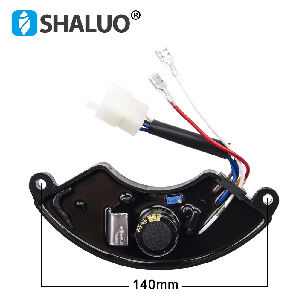 Estabilizador Universal Gerador de Gasolina Regulador de Tensão Automático Placa de Controle Monofásico 5kw Avr 220v 250v 470uf Fios 5kw