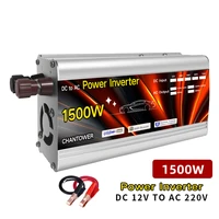 Onduleur solaire 12v 220v, 500W 1000W 1500W 2000W, transformateur de tension Portable, convertisseur de chargeur automatique, onduleur de puissance pour voiture 1
