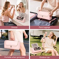 5 in 1 High-Speed Hot Air Styler Frizz-Free Fast Drying No Heat Damage Hair Dryer Curl Volumize Straighten with Travel Bag 6