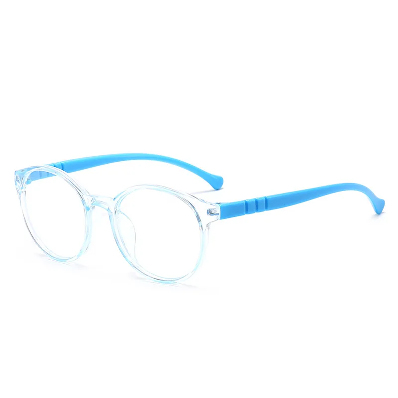 Children's Blue Light Blocking Glasses - Silicone Frame with Clear Lenses for Safety and Comfort