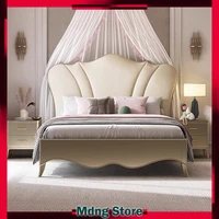 Lits rembourrés uniques, armoires fantaisie, chambre d'enfant, salon, King français, accessoires de maison pour dortoir 1