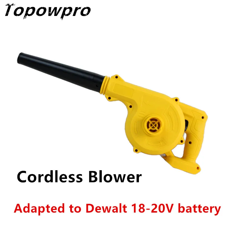 Cordless Electric Air Blower Handheld Rechargeable Garden Tools Leaf Computer Dust Collector For Dewalt 18-20V Battery