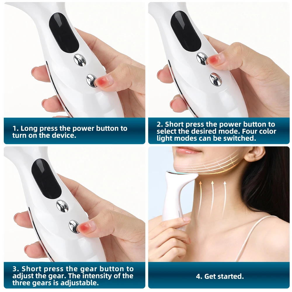EMS Microcurrent Face Neck Beauty Device Facial Massager Facial Massage Instrument Beauty Instrument